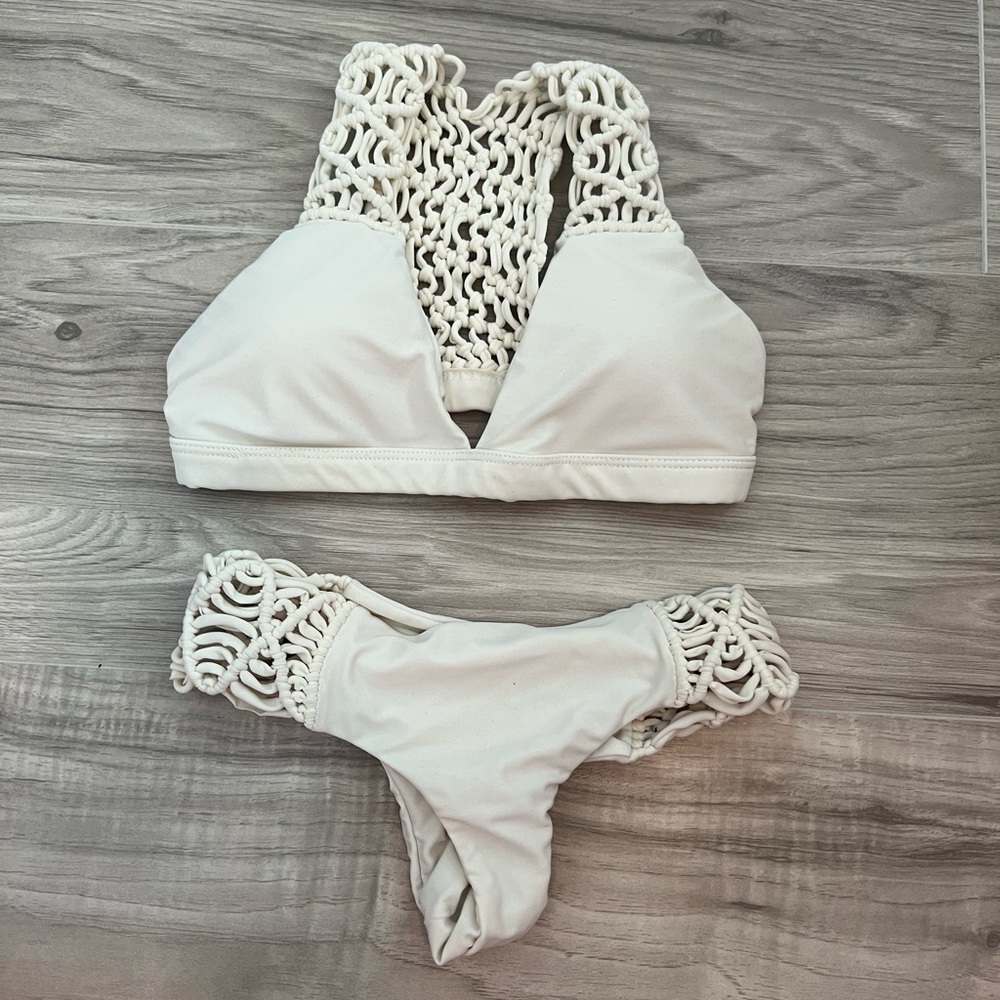 Mikoh white bikini